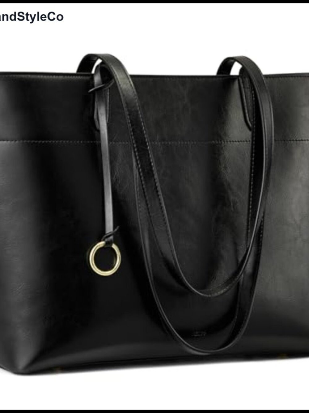 Genuine Leather Large Work Tote Satchel Shoulder Bag Travel